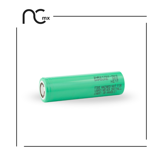 Batería 50S 21700 5000mAh 30A / Samsung (1 PZA)
